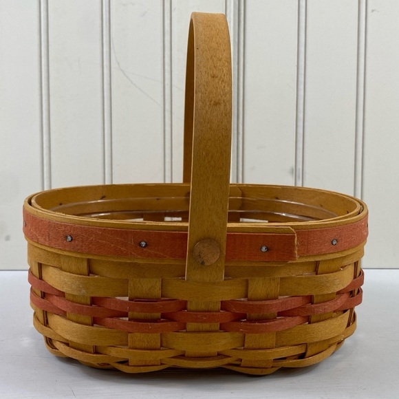Longaberger Mothers Day ‘99 Tea For Two 7.5" Swinging Handle & Protector Basket - Picture 5 of 14